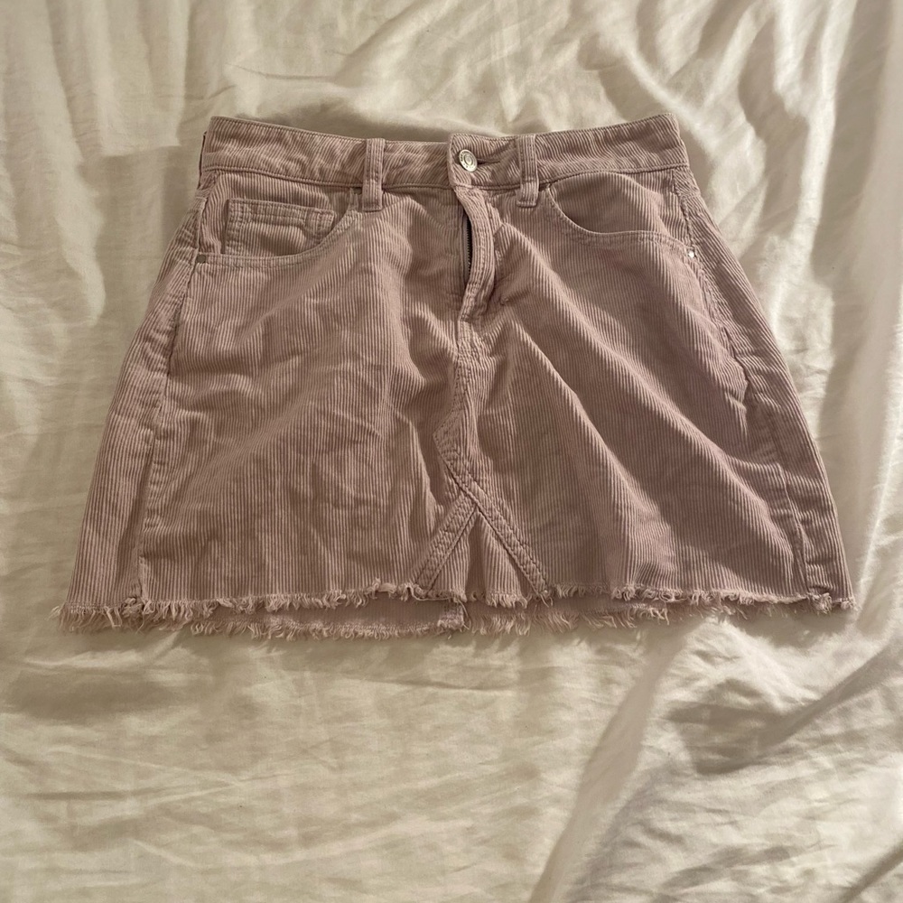 Pacsun Pink Corduroy Mini Skirt
